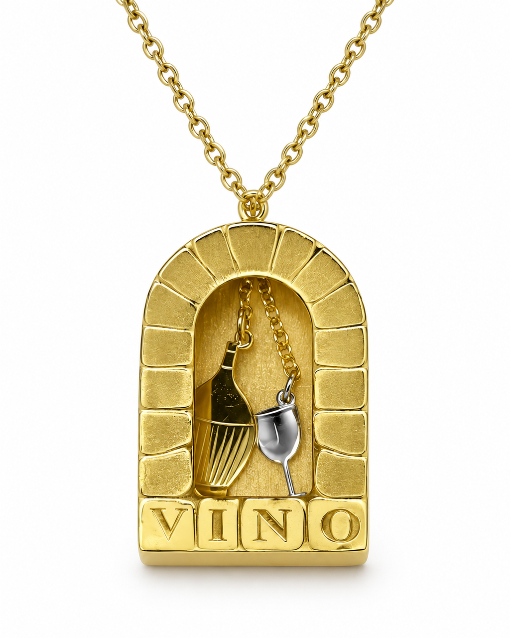 Collana Buchetta del Vino Dorata – Firenze