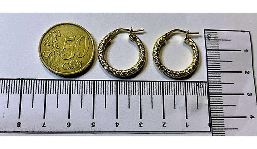 Orecchini a Cerchio Intreccio Rotondo – Argento 925.